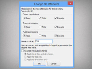 file permissions ftp 300x225 - chmod
