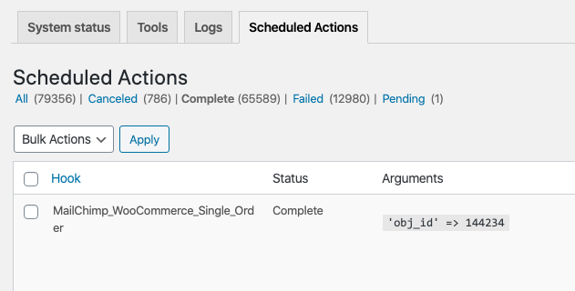 wp_actionscheduler_actions & wp_actionscheduler_logs tables woocommerce scheduled actions - wp_actionscheduler_actions & wp_actionscheduler_logs tables