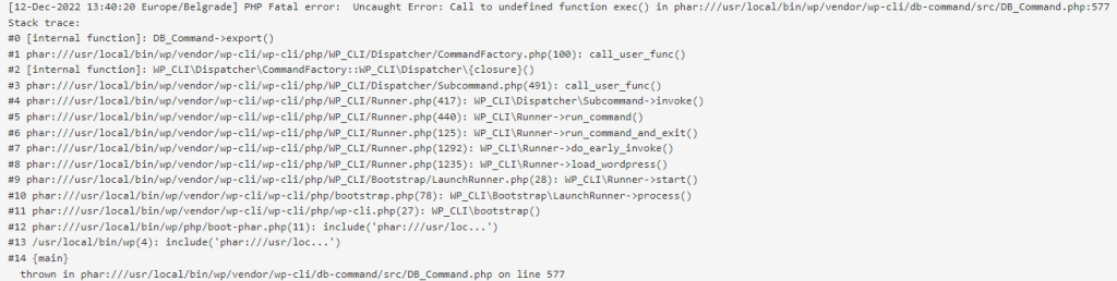 WP-CLI Not Working: Call to undefined function exec() chrome vHQjzpKFoH 1024x258 - WP-CLI Not Working: Call to undefined function exec()