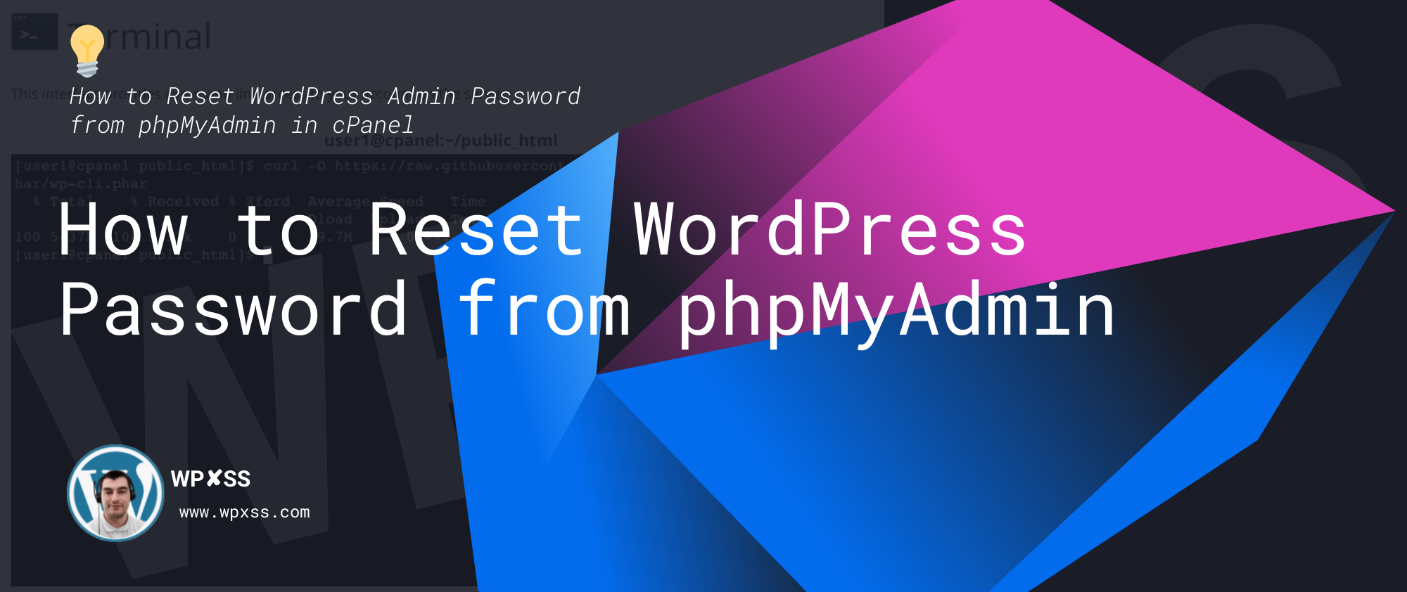 How to Reset WordPress Password from phpMyAdmin Database - How to Reset WordPress Password from phpMyAdmin Database
