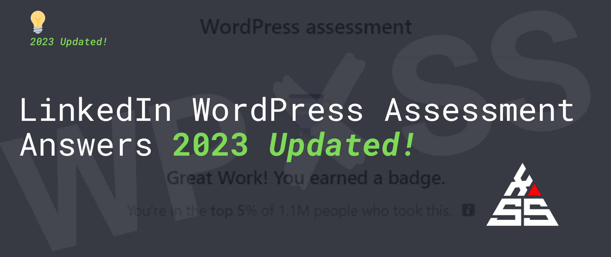 LinkedIn WordPress Assessment Answers 2023