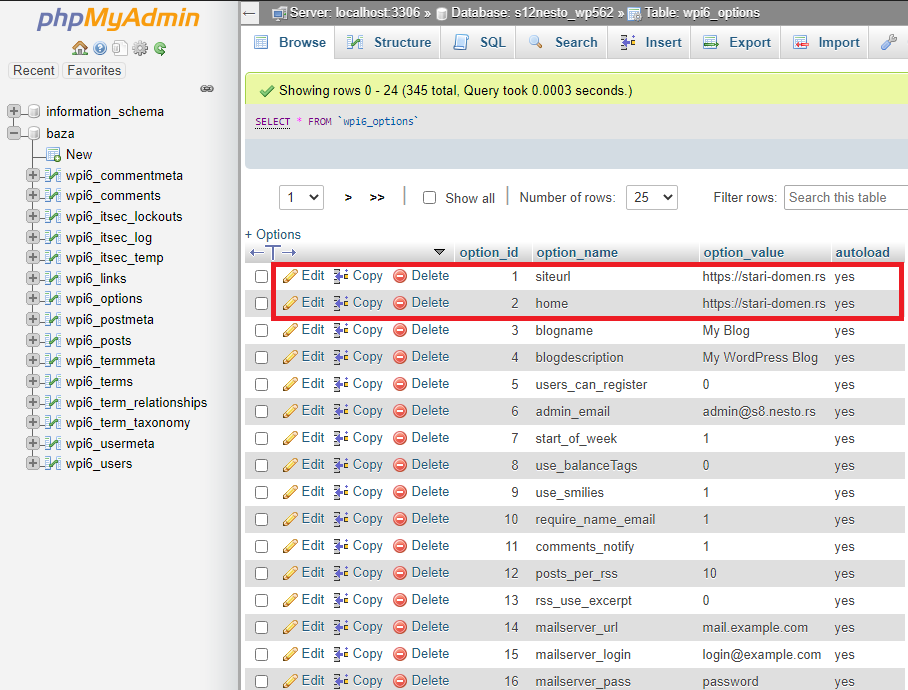 jedan - How to change domain name for a WordPress website  (5 ways)