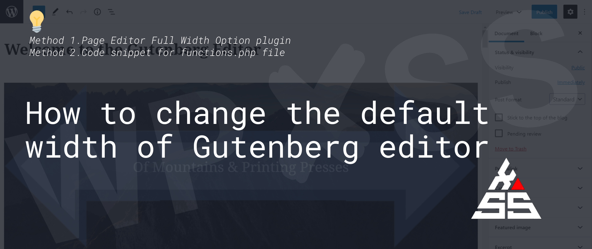 change gutenber width - How to change the default width of Gutenberg editor in WordPress