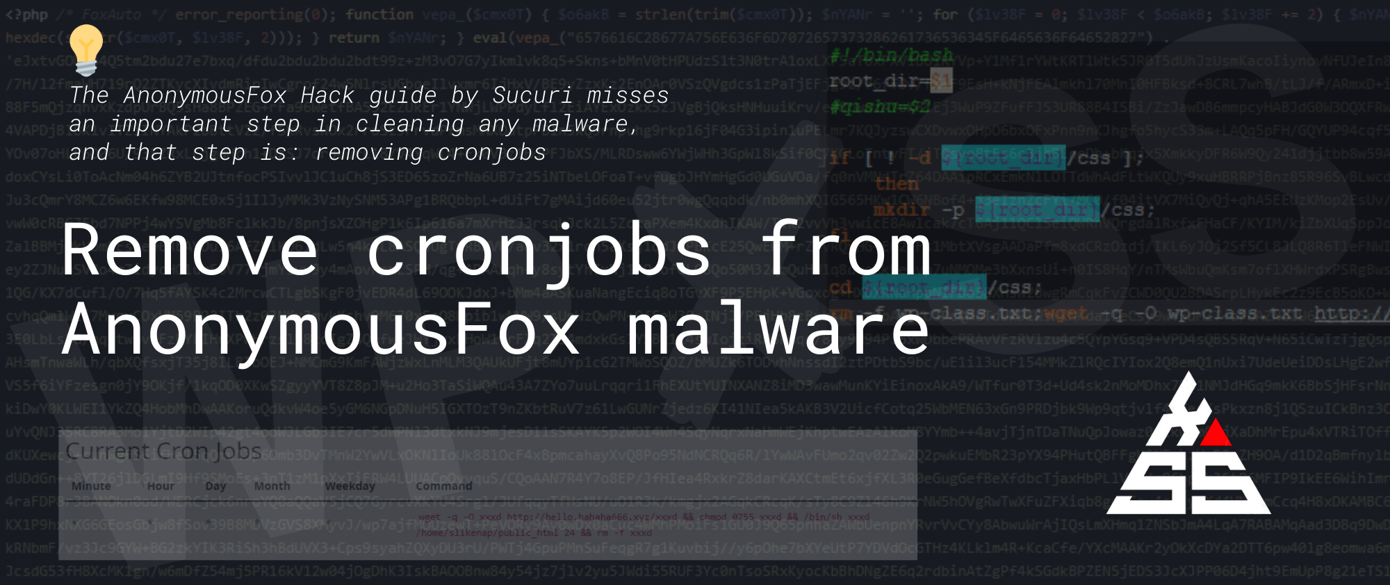 Remove cronjobs from AnonymousFox malware - ð´ FoxAuto WordPress malware
