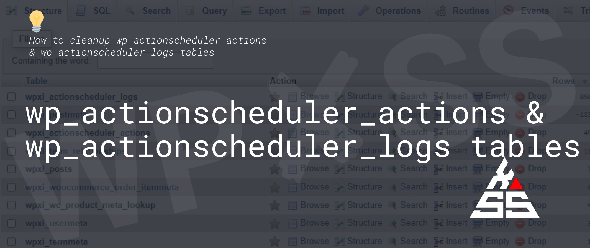 WPXSS CLANCI - wp_actionscheduler_actions & wp_actionscheduler_logs tables