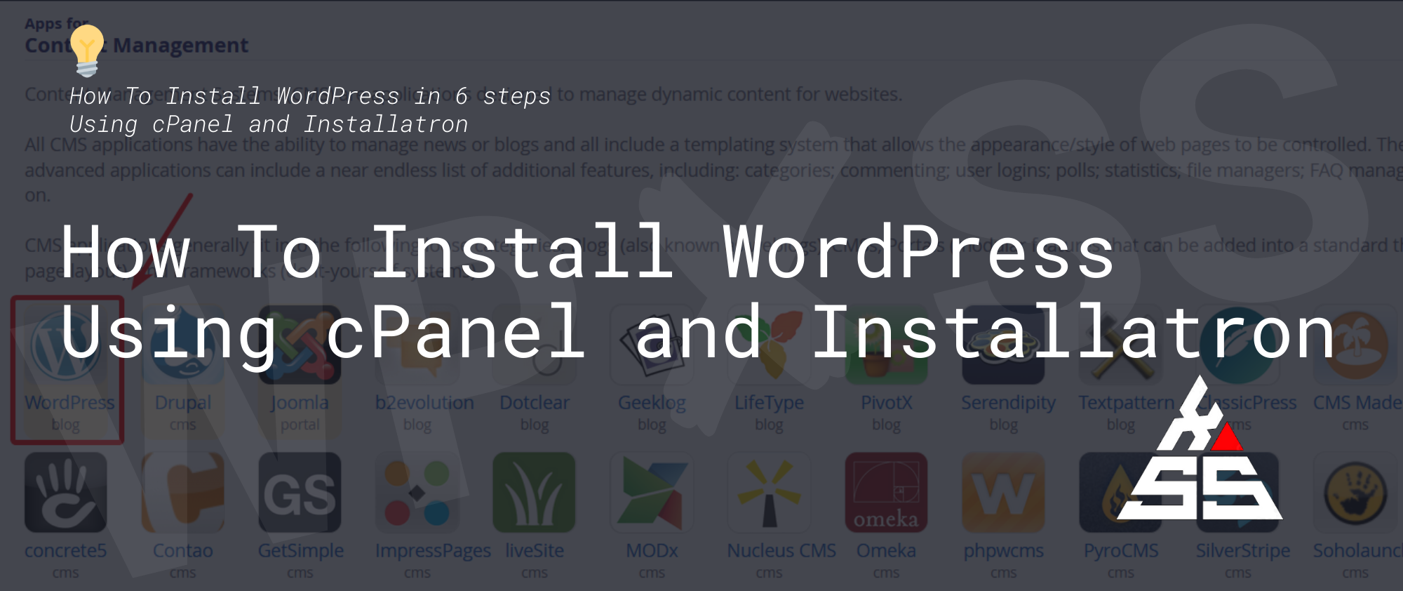 installatron wp - How To Install WordPress Using cPanel and Installatron