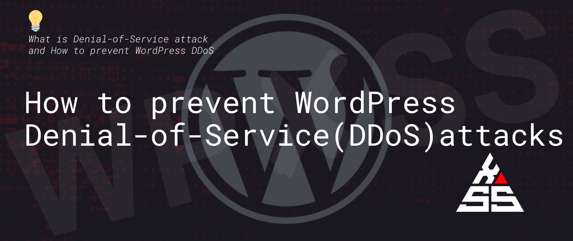 wp ddos - What is ð±‍ð» Denial-of-Service attack and How to protect WordPress from DDoS attacks