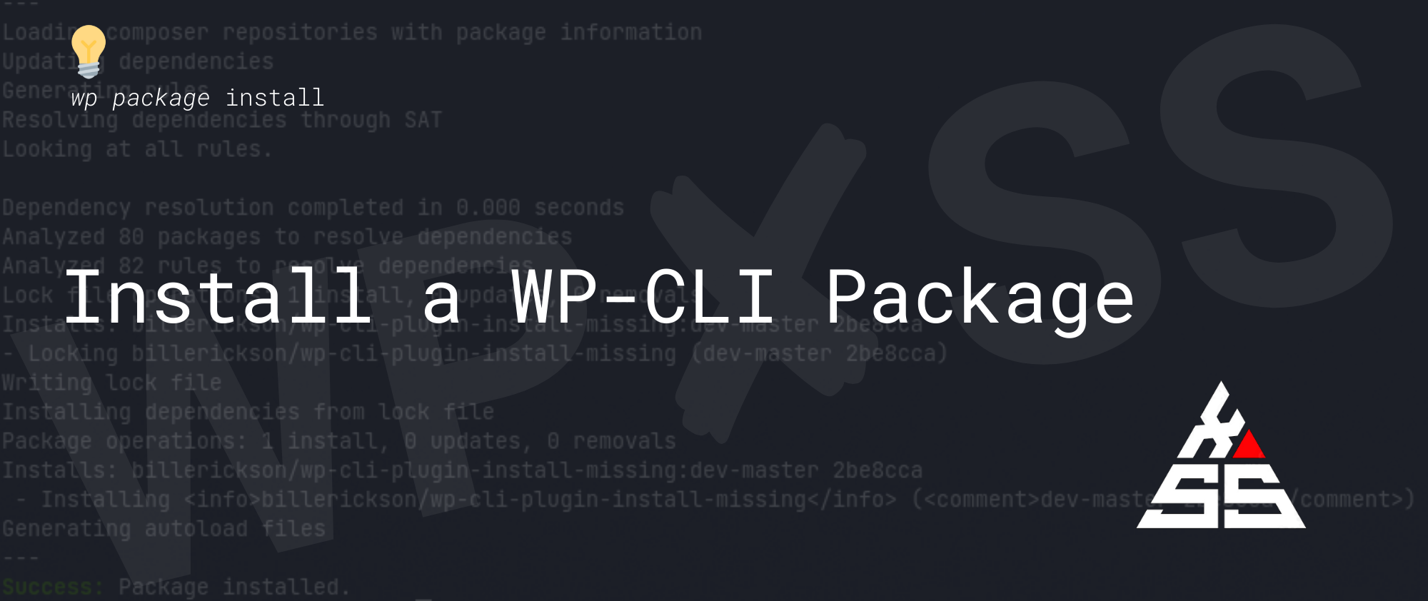 wp package install - Install a WP-CLI Package