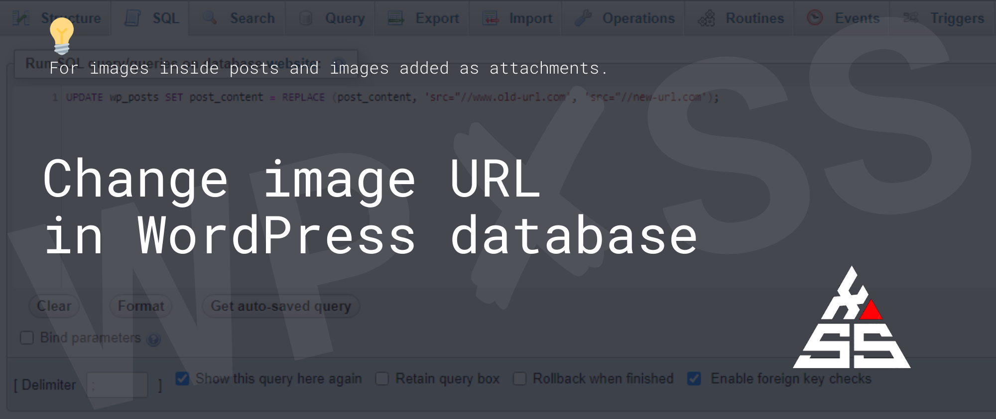 change image url wordpress database