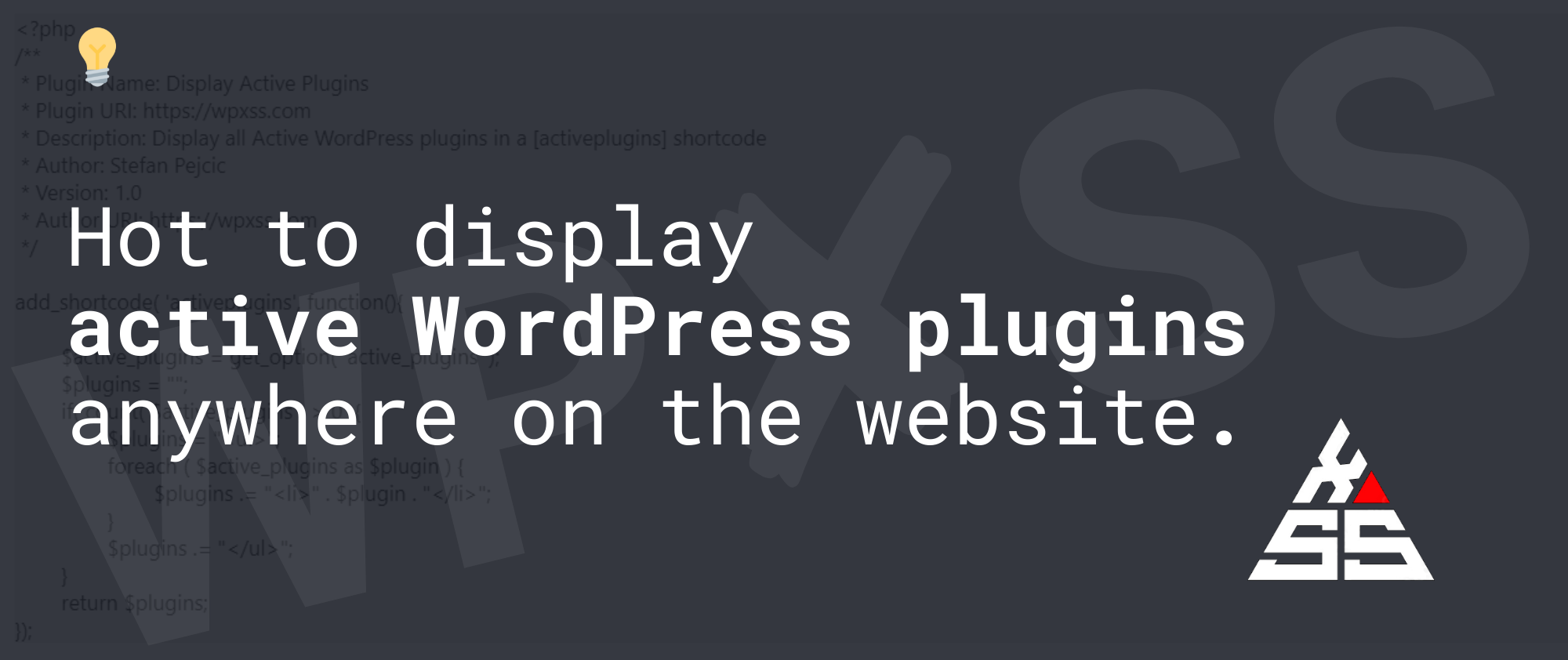Display all Active WordPress plugins - Display all Active WordPress plugins