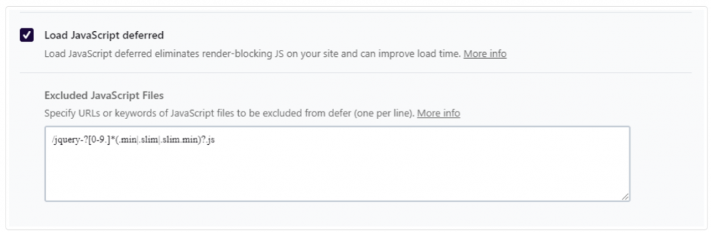 How to Score 100% on Google PageSpeed Insights with WordPress 💯 🔥 wprocket eleminate renderblovking resources 1024x335 - How to Score 100% on Google PageSpeed Insights with WordPress 💯 🔥