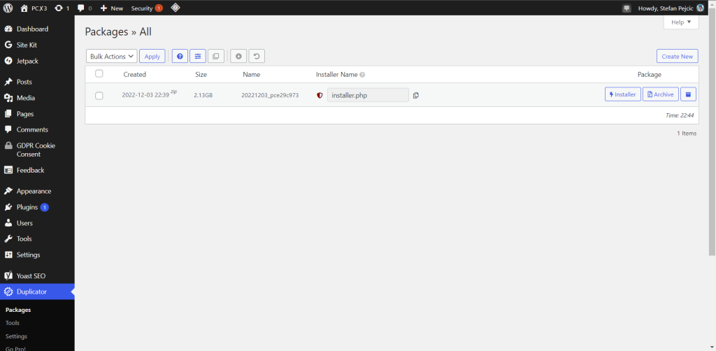 WordPress Backup Plugins Benchmark chrome ACosDbRWDj 1024x502 - WordPress Backup Plugins Benchmark