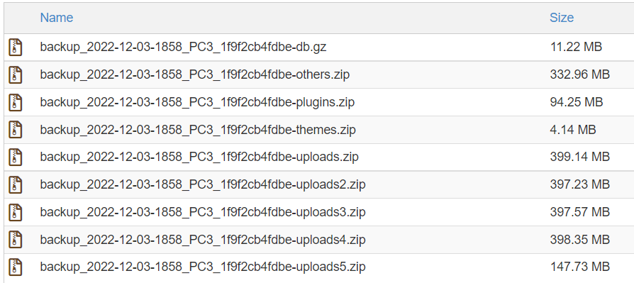 WordPress Backup Plugins Benchmark image 29 - WordPress Backup Plugins Benchmark