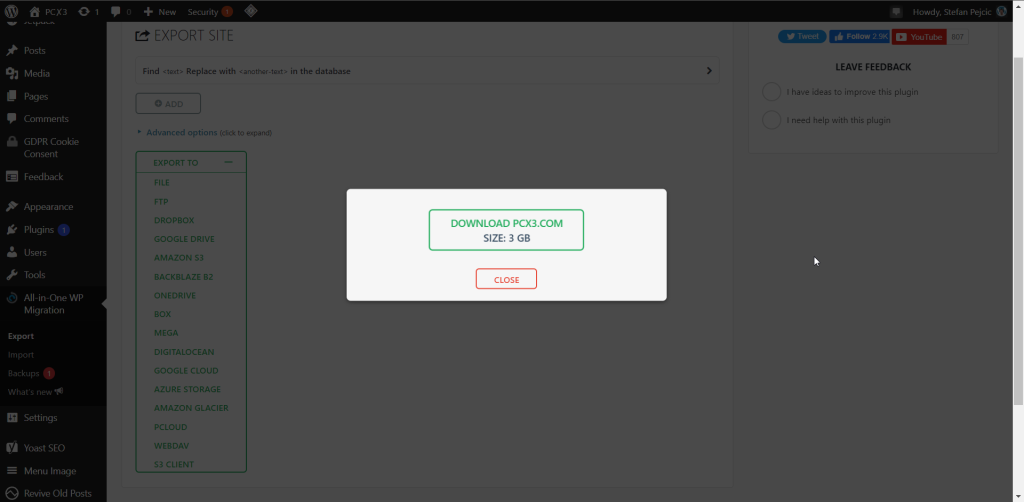 WordPress Backup Plugins Benchmark image 30 1024x502 - WordPress Backup Plugins Benchmark