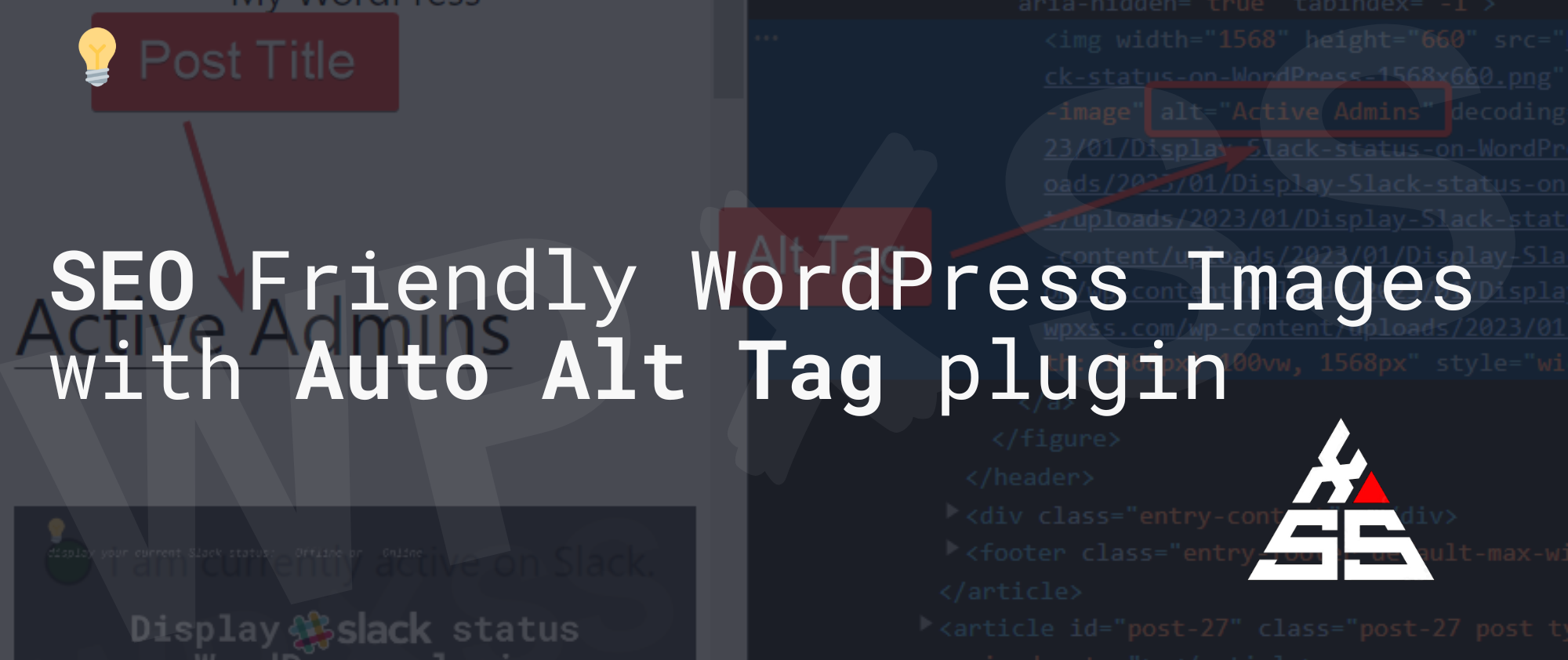 SEO Friendly WordPress Images with Auto Alt Tag plugin - SEO Friendly WordPress Images with Auto Alt Tag plugin