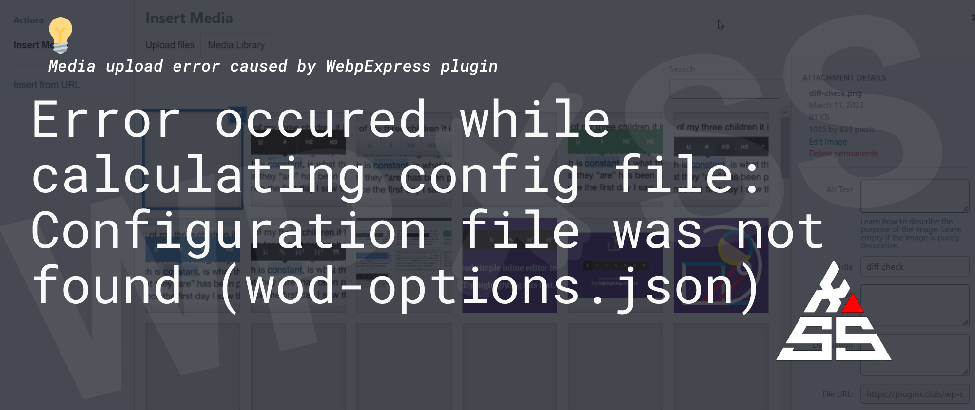 Error occured while calculating config file Configuration file was not found wod options.json  - Error occured while calculating config file: Configuration file was not found (wod-options.json)