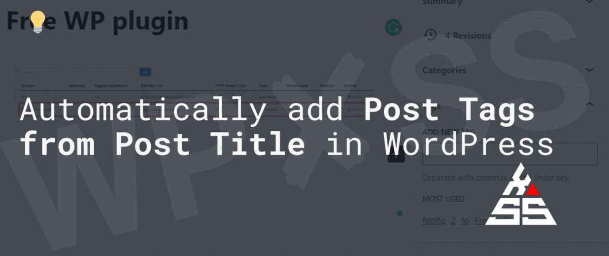 How to Automatically Create Post Tags from Post Title - How to Automatically Create Post Tags from Post Title