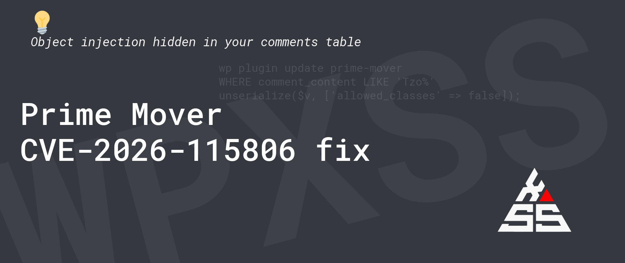 Prime Mover CVE-2026-115806 fix